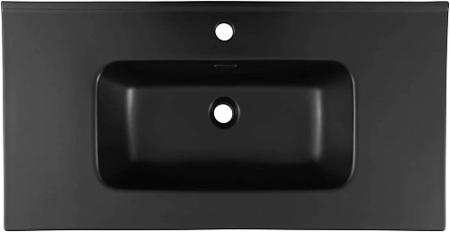 Раковина Aquanet Flat 90 черная матовая 00329256 Раковина Aquanet Flat 90 черная матовая 00329256