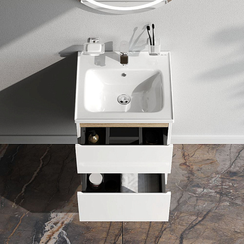 Тумба под раковину AM.PM X-Joy M85AFHX0502WG подвесная, 50 см, белый Тумба под раковину AM.PM X-Joy M85AFHX0502WG подвесная, 50 см, белый