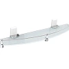 Полка WasserKRAFT Leine K-5044WHITE (ранее К-5024WHITE) стеклянная с бортиком белый/хром Полка WasserKRAFT Leine K-5044WHITE (ранее К-5024WHITE) стеклянная с бортиком белый/хром