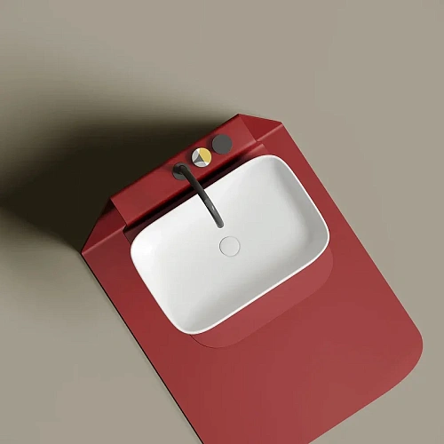 Раковина Ceramica Nova ELEMENT CN6053MW белый матовый накладная Раковина Ceramica Nova ELEMENT CN6053MW белый матовый накладная