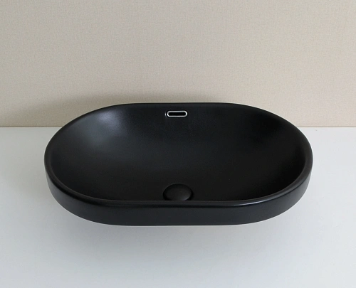 Раковина Gid Bm1004 72202 встраиваемая сверху черная матовая 61x40x19 Раковина Gid Bm1004 72202 встраиваемая сверху черная матовая 61x40x19