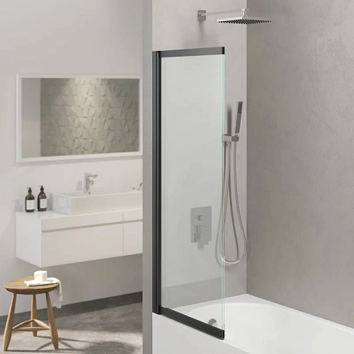 Шторка на ванну BERGES RIVER S Slider Black 980 065015 Шторка на ванну BERGES RIVER S Slider Black 980 065015