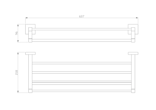 Полотенцедержатель Wonzon & Woghand брашированный никель (WW-8981-BN) Полотенцедержатель Wonzon & Woghand брашированный никель (WW-8981-BN)