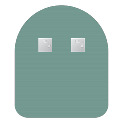 Зеркало Evoform Primary BY 0006 50х60 см со шлифованной кромкой Зеркало Evoform Primary BY 0006 50х60 см со шлифованной кромкой