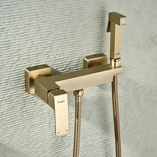 Гигиенический душ Raglo R01.51.03, золотой сатин Гигиенический душ Raglo R01.51.03, золотой сатин