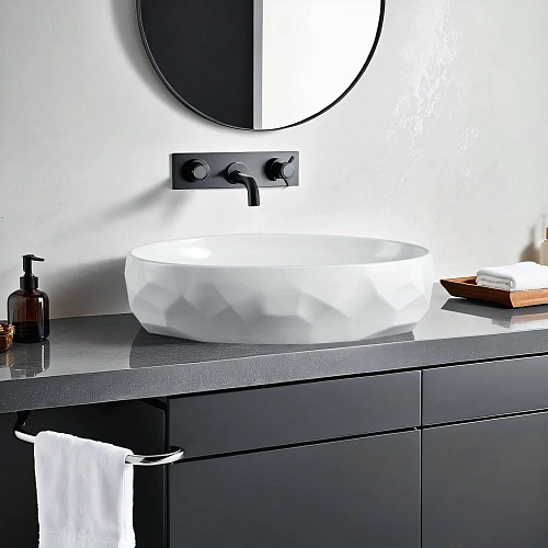 Раковина Gid 9030wx 51241 накладная белая 60x40x15 Раковина Gid 9030wx 51241 накладная белая 60x40x15