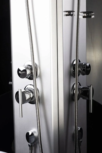 Душевая кабина Niagara NG-7510-14L BLACK (1200х800х2150) высокий поддон (40см) стекло мозаика 7510L Душевая кабина Niagara NG-7510-14L BLACK (1200х800х2150) высокий поддон (40см) стекло мозаика 7510L