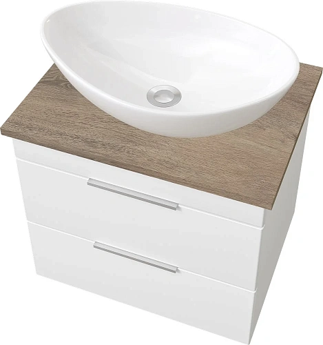 Тумба с раковиной STWORKI Копенгаген 60 белая, с раковиной STWORKI Moduo 55 Leaf 584887 Тумба с раковиной STWORKI Копенгаген 60 белая, с раковиной STWORKI Moduo 55 Leaf 584887