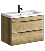 Тумба под раковину AQWELLA Fargo 80см FRG0108DB подвесная, дуб балтийский