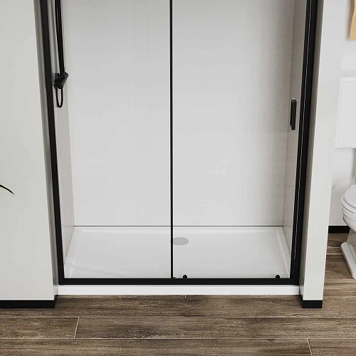 Душевая дверь Vincea City VDS-5CT150CLB, 1500, черный, стекло прозрачное Душевая дверь Vincea City VDS-5CT150CLB, 1500, черный, стекло прозрачное