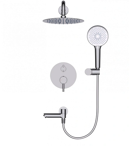Душевая система Wonzon & Woghand SOLO встраиваемая, хром (WW-939032-CR) Душевая система Wonzon & Woghand SOLO встраиваемая, хром (WW-939032-CR)