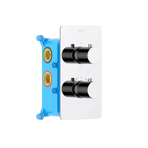 Смеситель для ванны Aquatek ЕВРОПА AQ1393CR Хром, встраиваемый Смеситель для ванны Aquatek ЕВРОПА AQ1393CR Хром, встраиваемый