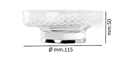 Мыльница Boheme AURA Chrome 10251-CR Мыльница Boheme AURA Chrome 10251-CR