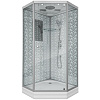 Картинка анонса товара «душевая кабина niagara luxe ng-7702dw (1000x1000х2100) низкий поддон (15см) стенки белые»