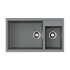 Картинка анонса товара «кухонная мойка omoikiri tedori 86-2-lb-gr tetogranit/leningrad grey 4993573»