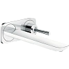 Смеситель для раковины hansgrohe PuraVida настенный с длинным изливом, белый/хром 15085400 Смеситель для раковины hansgrohe PuraVida настенный с длинным изливом, белый/хром 15085400