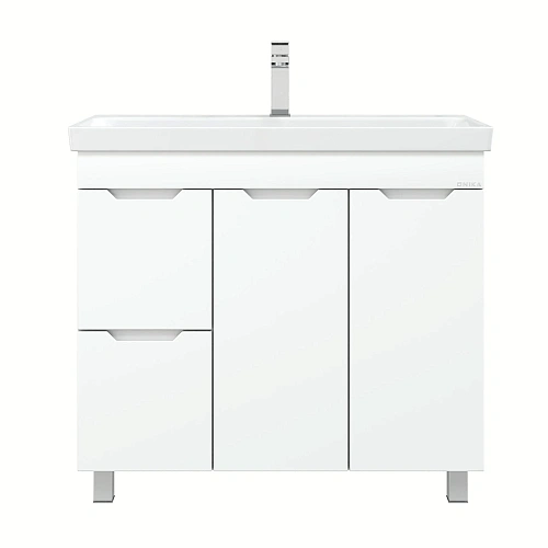 Тумба под раковину Onika Айленд 90 см 109030 напольная, белая, с корзиной (для Адриана 90) Тумба под раковину Onika Айленд 90 см 109030 напольная, белая, с корзиной (для Адриана 90)