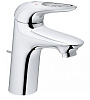 Картинка анонса товара «смеситель для раковины grohe eurostyle new с донным клапаном, хром (33558003)»