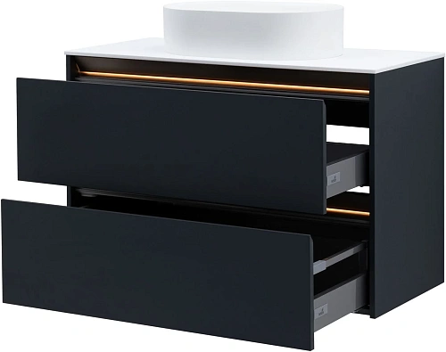 Тумба под раковину Allen Brau Activity 100 1.34014.AM антрацит матовый/олива брашированная Тумба под раковину Allen Brau Activity 100 1.34014.AM антрацит матовый/олива брашированная