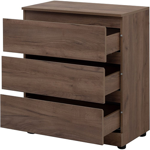 Комод Aquanet Сканди 700x400 Дуб крафт (3 ящика) 00302550 Комод Aquanet Сканди 700x400 Дуб крафт (3 ящика) 00302550