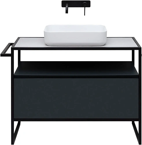 Тумба под раковину Allen Brau Priority 100 1.31003.AM антрацит матовый Тумба под раковину Allen Brau Priority 100 1.31003.AM антрацит матовый