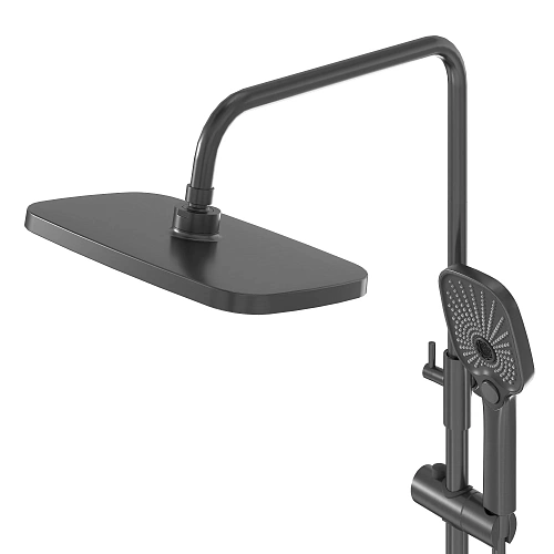 Душевая система GROSSMAN Pragma 500.K35.03.420 графит сатиновый Душевая система GROSSMAN Pragma 500.K35.03.420 графит сатиновый