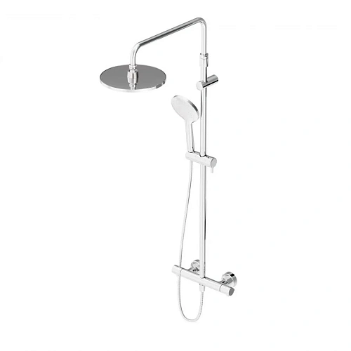 Душевая система Damixa Option DX218091000 с термостатом верхний душ 230мм Душевая система Damixa Option DX218091000 с термостатом верхний душ 230мм
