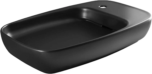Раковина Allen Brau Liberty 4.32012.31 накладная, черный матовый Раковина Allen Brau Liberty 4.32012.31 накладная, черный матовый