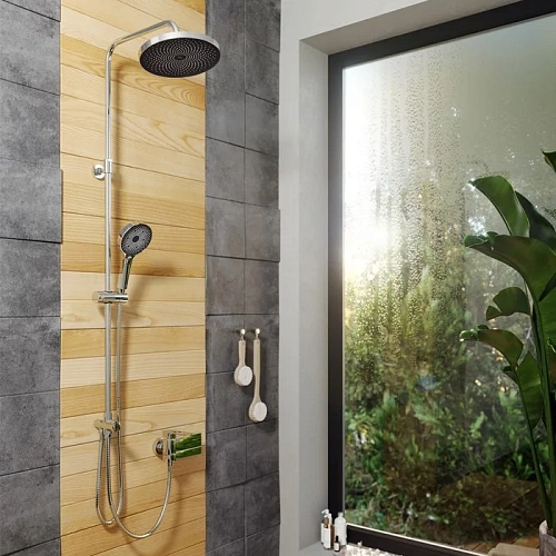 Душевой гарнитур IDDIS SpaHome (SPA3F0Ci76) с верхней лейкой Душевой гарнитур IDDIS SpaHome (SPA3F0Ci76) с верхней лейкой