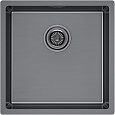 Кухонная мойка Paulmark LASSAN 49 UN LA49-GM, вороненая сталь, 490х440мм Кухонная мойка Paulmark LASSAN 49 UN LA49-GM, вороненая сталь, 490х440мм