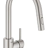 Смеситель для кухни GROHE Concetto, высокий излив, суперсталь (31483DC2) Смеситель для кухни GROHE Concetto, высокий излив, суперсталь (31483DC2)