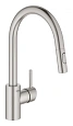 Смеситель для кухни GROHE Concetto, высокий излив, суперсталь (31483DC2) Смеситель для кухни GROHE Concetto, высокий излив, суперсталь (31483DC2)