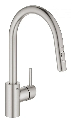 Смеситель для кухни GROHE Concetto, высокий излив, суперсталь (31483DC2) Смеситель для кухни GROHE Concetto, высокий излив, суперсталь (31483DC2)