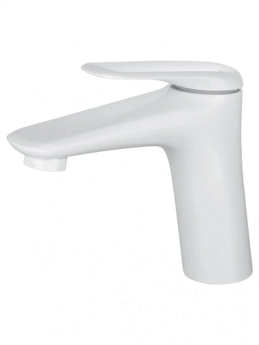 Смеситель для раковины Wonzon & Woghand белый матовый (WW-A41222-MW) Смеситель для раковины Wonzon & Woghand белый матовый (WW-A41222-MW)