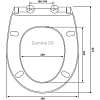 Крышка-сиденье BERGES Gamma SO 019103 Крышка-сиденье BERGES Gamma SO 019103