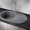 Кухонная мойка Granula 7601, ГРАФИТ, СтандАРТ кварц 760х500 Кухонная мойка Granula 7601, ГРАФИТ, СтандАРТ кварц 760х500