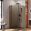 Душевой уголок CEZARES SLIDER-AH-1-100-100/110-BR-NERO 100-110x100см стекло тонированное (бронза), профиль черный Душевой уголок CEZARES SLIDER-AH-1-100-100/110-BR-NERO 100-110x100см стекло тонированное (бронза), профиль черный
