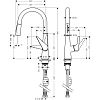 Смеситель для кухни hansgrohe Talis S 72813000 Смеситель для кухни hansgrohe Talis S 72813000