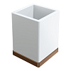 Стакан Boheme Qubic 10961-BRB Brushed Bronze