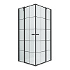 Душевой уголок NEW TRENDY NEW SOLEO BLACK 90x90x195 K-0580 (черный)