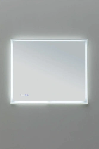 Зеркало Aquanet Оптима 90 белый матовый 00288966 Зеркало Aquanet Оптима 90 белый матовый 00288966