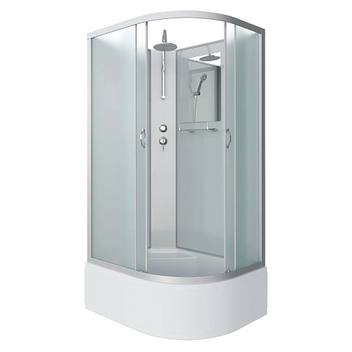 Душевая кабина Niagara Classic NG-2310-14LBKT (1200х800х2100) высокий поддон (40см) стекло матовое 23101424LBKT Душевая кабина Niagara Classic NG-2310-14LBKT (1200х800х2100) высокий поддон (40см) стекло матовое 23101424LBKT