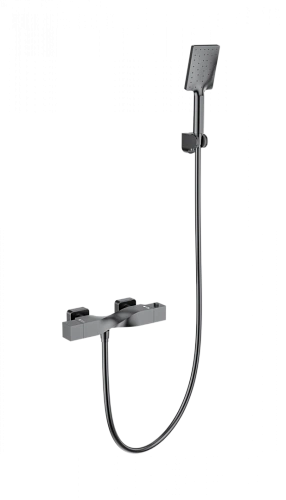 Смеситель для душа Wonzon & Woghand с термостатом, темный графит (WW-B2025-A-BGG) Смеситель для душа Wonzon & Woghand с термостатом, темный графит (WW-B2025-A-BGG)