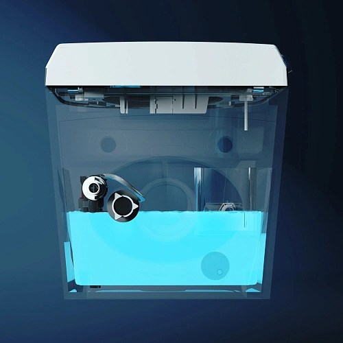 Унитаз SMART ABBER Bequem AC1119S с функией биде белый с крышкой микролифт Унитаз SMART ABBER Bequem AC1119S с функией биде белый с крышкой микролифт