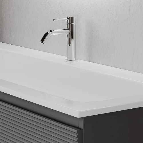 Тумба под раковину Sancos Folk FL120GS 1195х445х500 Grey soft, подвесная Тумба под раковину Sancos Folk FL120GS 1195х445х500 Grey soft, подвесная