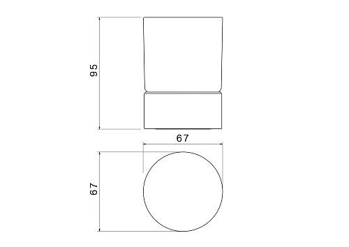 Стакан Aquatek ЛИРА AQ4428MB черный матовый Стакан Aquatek ЛИРА AQ4428MB черный матовый