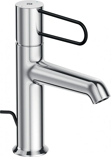 Смеситель для раковины Jacob Delafon Odeon Rive Gauche E21028-BL-CP с донным клапаном Смеситель для раковины Jacob Delafon Odeon Rive Gauche E21028-BL-CP с донным клапаном
