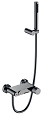Детальная картинка товара «смеситель для ванны boheme stick shine gun metall c ручкой touch 123-sgm.2 графит глянец»