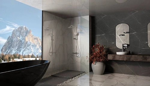 Душевая система Vincea Rondo VSFS-1R1CH с изливом, хром Душевая система Vincea Rondo VSFS-1R1CH с изливом, хром