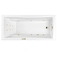 Акриловая ванна WHITECROSS Palace 180x80 "SMART" золото гидромассажная 0104.180080.100.SMART.GL Акриловая ванна WHITECROSS Palace 180x80 "SMART" золото гидромассажная 0104.180080.100.SMART.GL